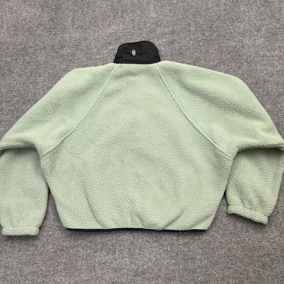 Free People FP Movement Women XS Hit The Slopes Aqua Haze Pullover Fleece Jacket - Picture 2 of 10